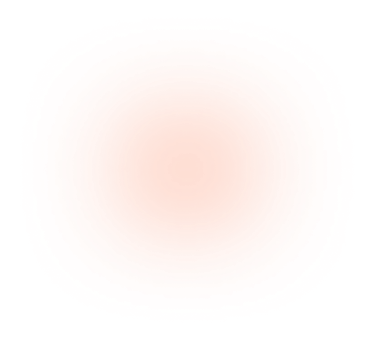 Abstract circular shape with concentric rings in varying shades of orange, yellow, and red on a transparent background.